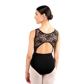 Rumpf dames Balletpak met brede Banden en Kant R3110