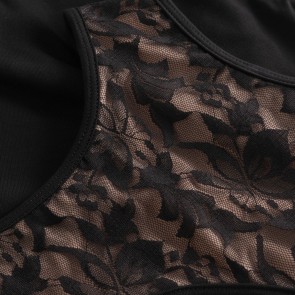Rumpf dames Balletpak met brede Banden en Kant R3110