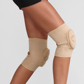 Silky Dance beige kniebeschermers voor dans
