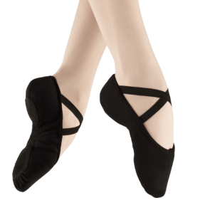 Alista Dancer Basics  Alista Balletschoenen Vegan Canvas Stretchpro Zwart