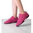 Suny-165-roze comfortabele Fuchsia-Dames-Danssneakers-met-Splitzool