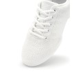 Suny Anna Kern 4060 Witte Heren Danssneakers met splitzool ademende voor extra comfort en flexibiliteit