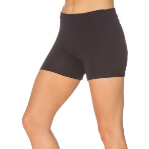 Papillon hotpant katoen flip-over PA3007danspant zwart voor dames
