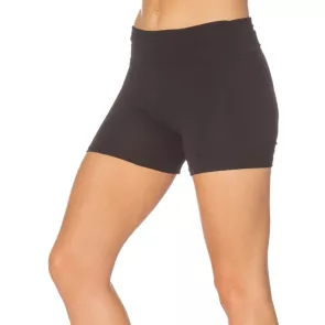 Papillon hotpant katoen flip-over PA3007danspant zwart voor dames