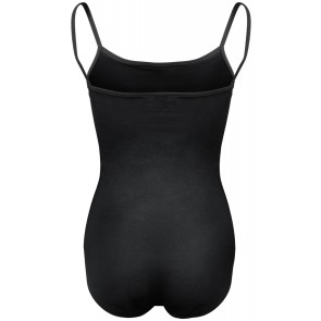 Zwarte Papillon balletpakje met spaghettiband PA4001