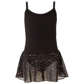 Papillon 12PK4051 zwarte balletpakje met glitter rokje
