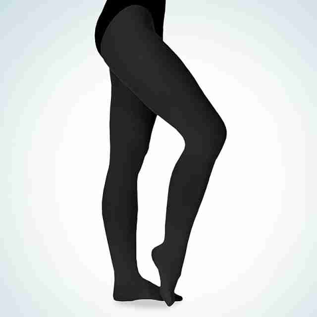 Rumpf 108 balletpanty met voet zwart economy 