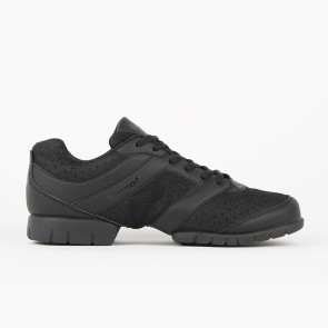 Zwarte lage danssneakers Rumpf Limbo RU1550
