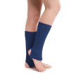 Rumpf 1120 korte beenwarmers 40 cm navy met hielgat