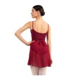 Rumpf RU3050 Chiffon Ballet Wikkelrok bordeaux achter