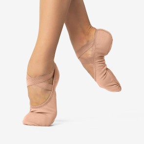So Danca SD16 Unisex Balletschoenen van Elastisch Canvas sand