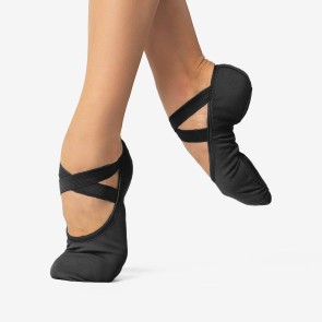 So Danca SD16 Unisex Balletschoenen van Elastisch Canvas zwart