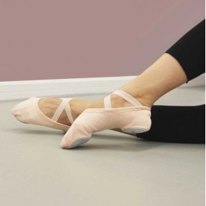 Alista Balletschoenen Vegan Balletschoenen van Canvas Splitzool