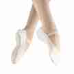 Witte Balletschoenen van Leer met Doorlopende Zool Alista Elite