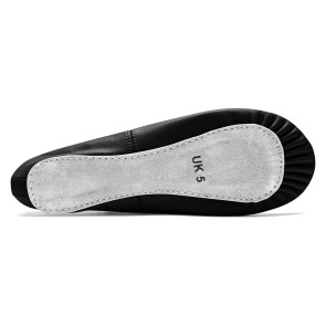 Rumpf 1001 zwarte Balletschoenen met doorlopende zool