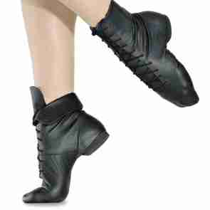 Alista Dancer Basics  Alista Dancer Basic Lederen Jazz Boots Zwarte Jazzlaarzen