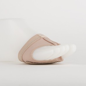 Rumpf beige voetjes voor dansers zijkant 410