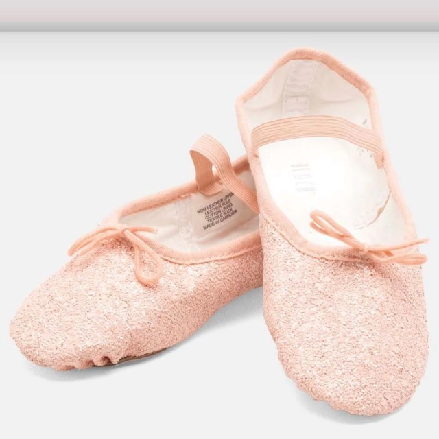 Bloch S0291G meisje roze glitter balletschoenen