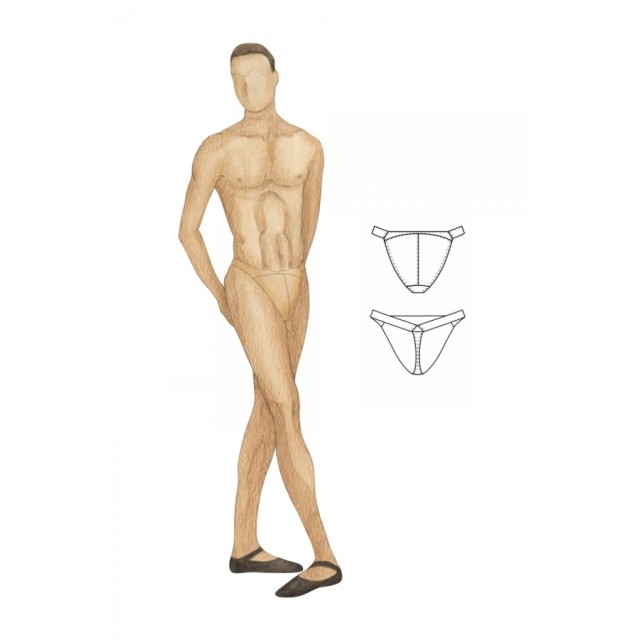 Bloch B3914 heren tanga slip dancebelt jackson 