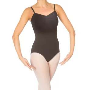 zwart dames Papillon PA4004 Balletpakje spaghettibandjes pinch voor en achter