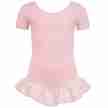 Papillon Roze balletpakje voor meisjes - Mouwtjes - Glitterrokje - 12PK4043