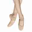 Bloch S0284M canvas balletschoenen stretch met splitzool beige