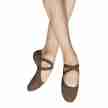 Bloch S0284M canvas balletschoenen stretch met splitzool bruin