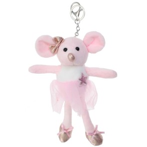 Alista Roze Ballerina Muis Sleutelhanger F490254