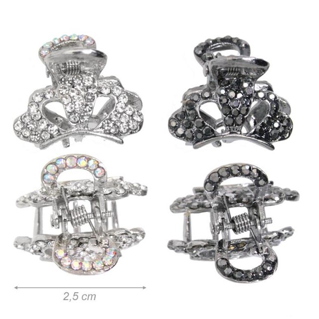 Alista Haarclip Kroontje met Strass F170252