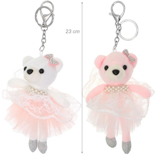 Alista Dancer Basics Alista Ballerina Beertje met Tutu Sleutelhanger