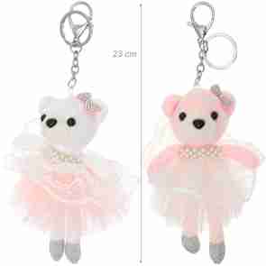 Alista Dancer Basics  Alista Ballerina Beertje met Tutu Sleutelhanger