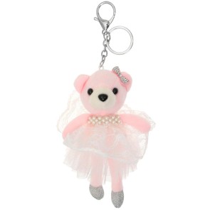 Alista sleutelhanger ballet knuffelbeer roze F490274/2