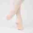 Papillon zalmroze balletschoenen met splitzool
