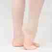 Papillon zalmroze balletschoenen met voor dames met splitzol PA1014