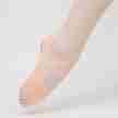 Papillon zalmroze Balletschoenen van canvas met kruisbanden