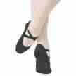 Papillon zwarte Balletschoenen Stretch Canvas met Splitzool PA1014