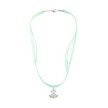 Rumpf Ketting Satijn gekleurd met Tutu Hanger groen