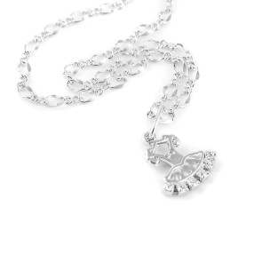 Rumpf Ketting met Tutu Hanger swarovski kristallen 