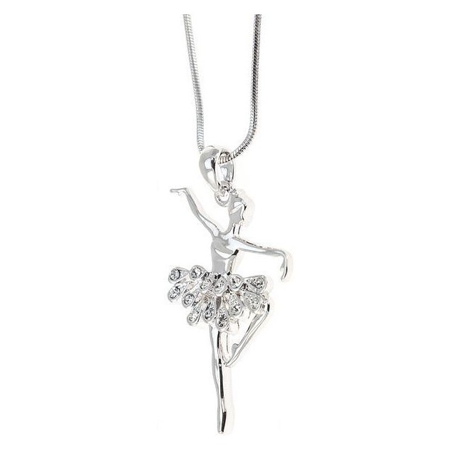 Alista Ballet Ketting van Ballerina Hanger met Strass B32068