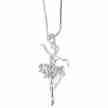 Alista Ballet Ketting van Ballerina Hanger met Strass B32068