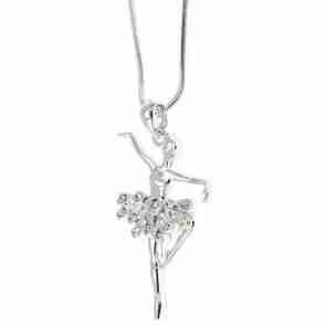 Alista Ballet Ketting van Ballerina Hanger met Strass B32068