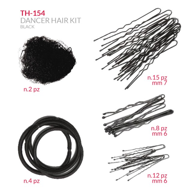 Techdance TH-154 danser haar kit 