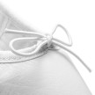 Rumpf 1003 witte Lederen Balletschoenen met Volledige witte Zool