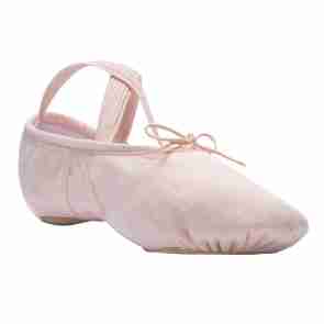 Rumpf 1004 roze Canvas Balletschoenen met suède splitzool