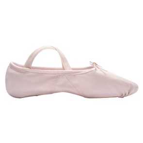 Rumpf 1004 canvas balletschoenen met suede splitzool roze onderkant