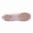 Rumpf 1004 canvas balletschoenen met suede splitzool roze zijkant