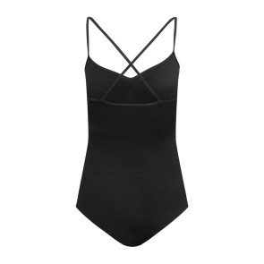 Rumpf R3112 balletpak met spaghettibandjes zwart achterkant