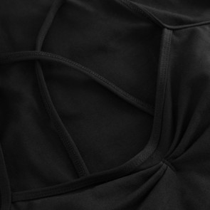 Rumpf R3112 balletpak met spaghettibandjes zwart detail