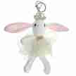 Alista Dancer Basics Alista Ballerina-Konijntje Sleutelhanger met een tutu wit