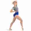 Capezio Knit Cropped Sweater gray